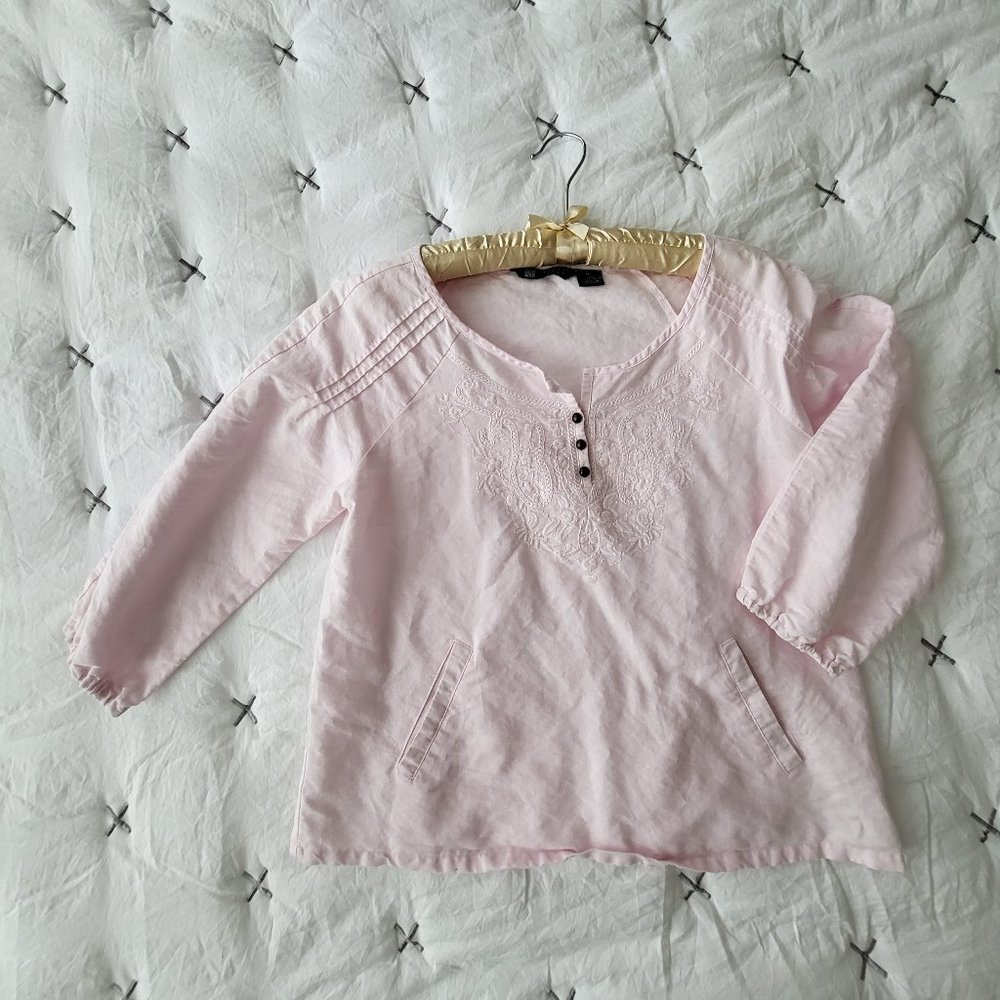 Carol Little Embroidered Blouse